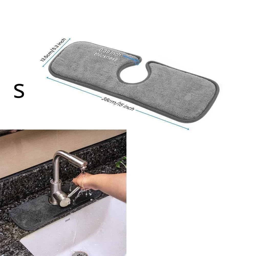 Home Kitchen Sink Splash Mat – Water-Proof & Non-Slip Protector