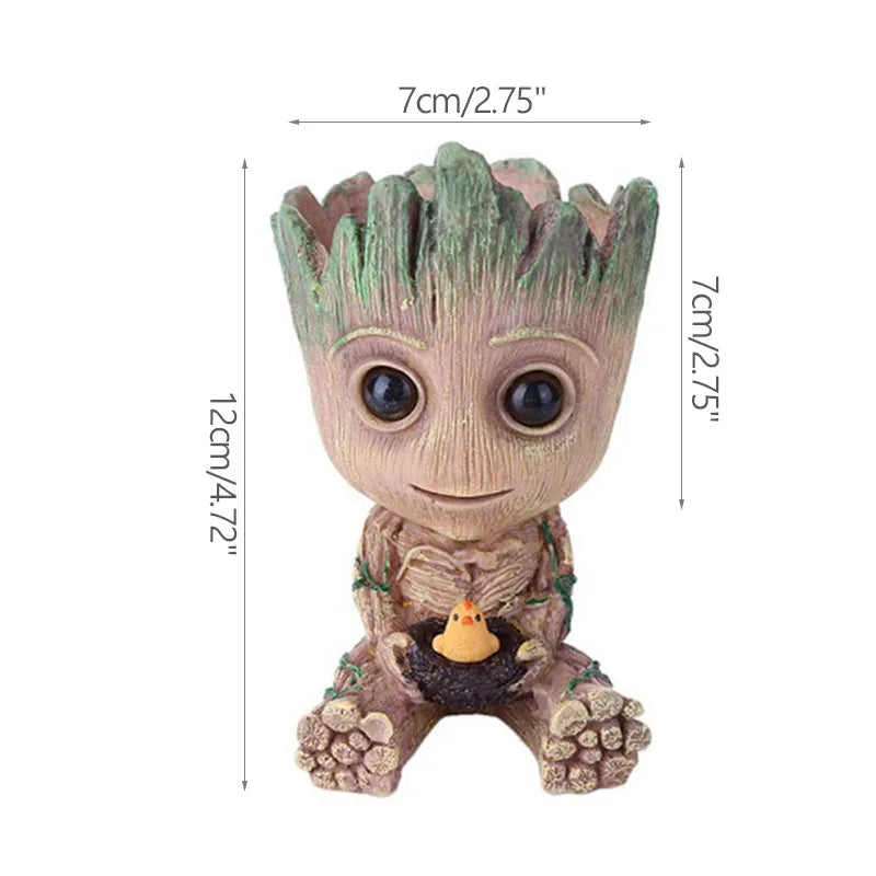 Groot Character Flower Pot – Multifunctional Decorative Holder