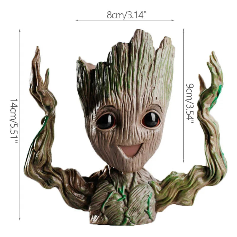 Groot Character Flower Pot – Multifunctional Decorative Holder