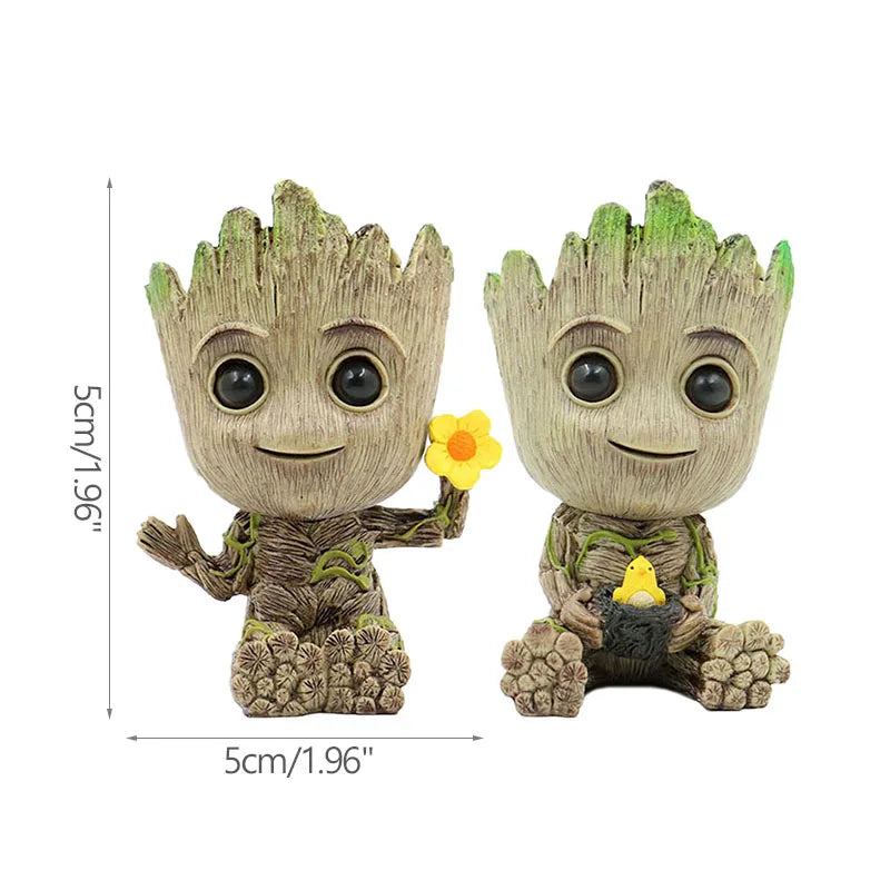 Groot Character Flower Pot – Multifunctional Decorative Holder