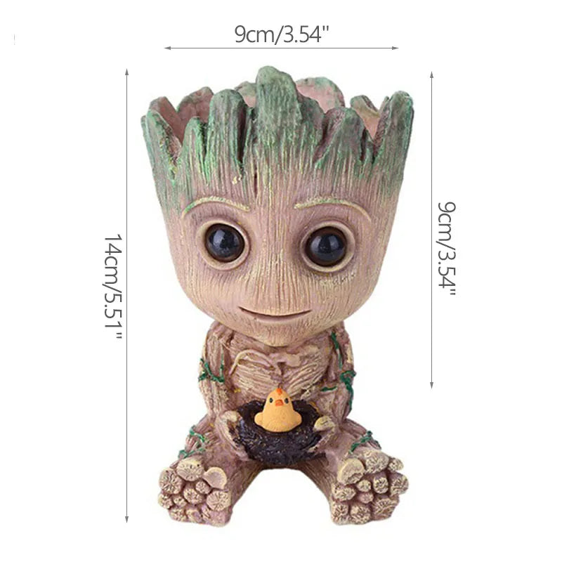 Groot Character Flower Pot – Multifunctional Decorative Holder