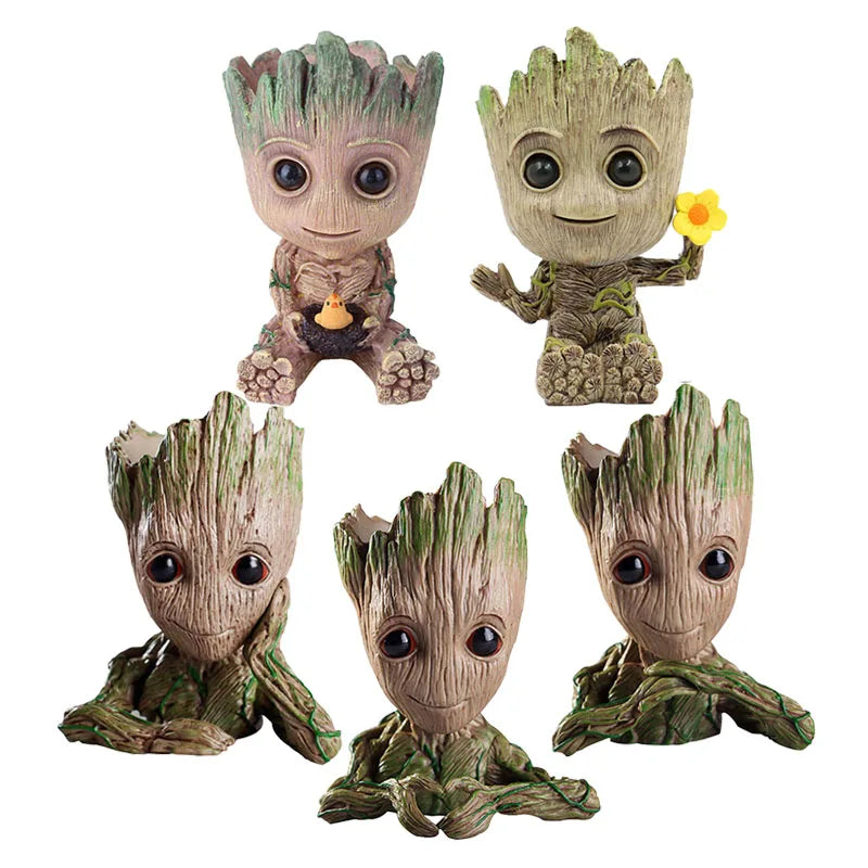 Groot Character Flower Pot – Multifunctional Decorative Holder