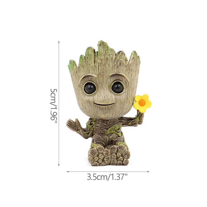 Groot Character Flower Pot – Multifunctional Decorative Holder