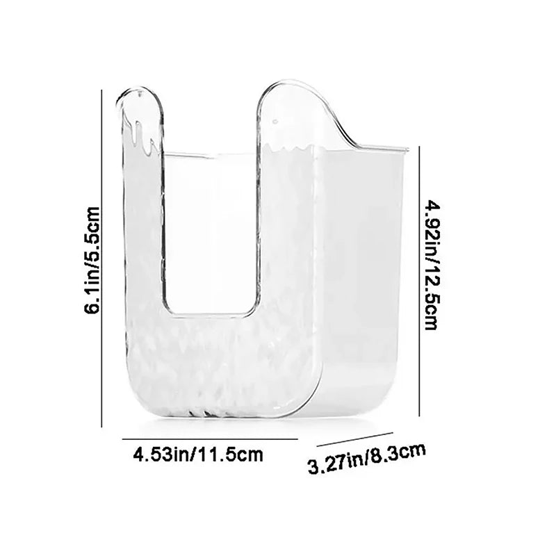 Punch-Free Waterproof Toilet Paper Holder – Kitchen & Bathroom Storage Box