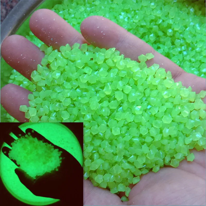 Luminous Glow-in-the-Dark Garden Pebbles – Decorative Sand Stones
