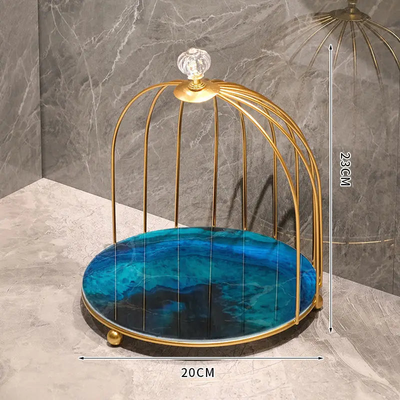 Bathroom Birdcage Storage Rack