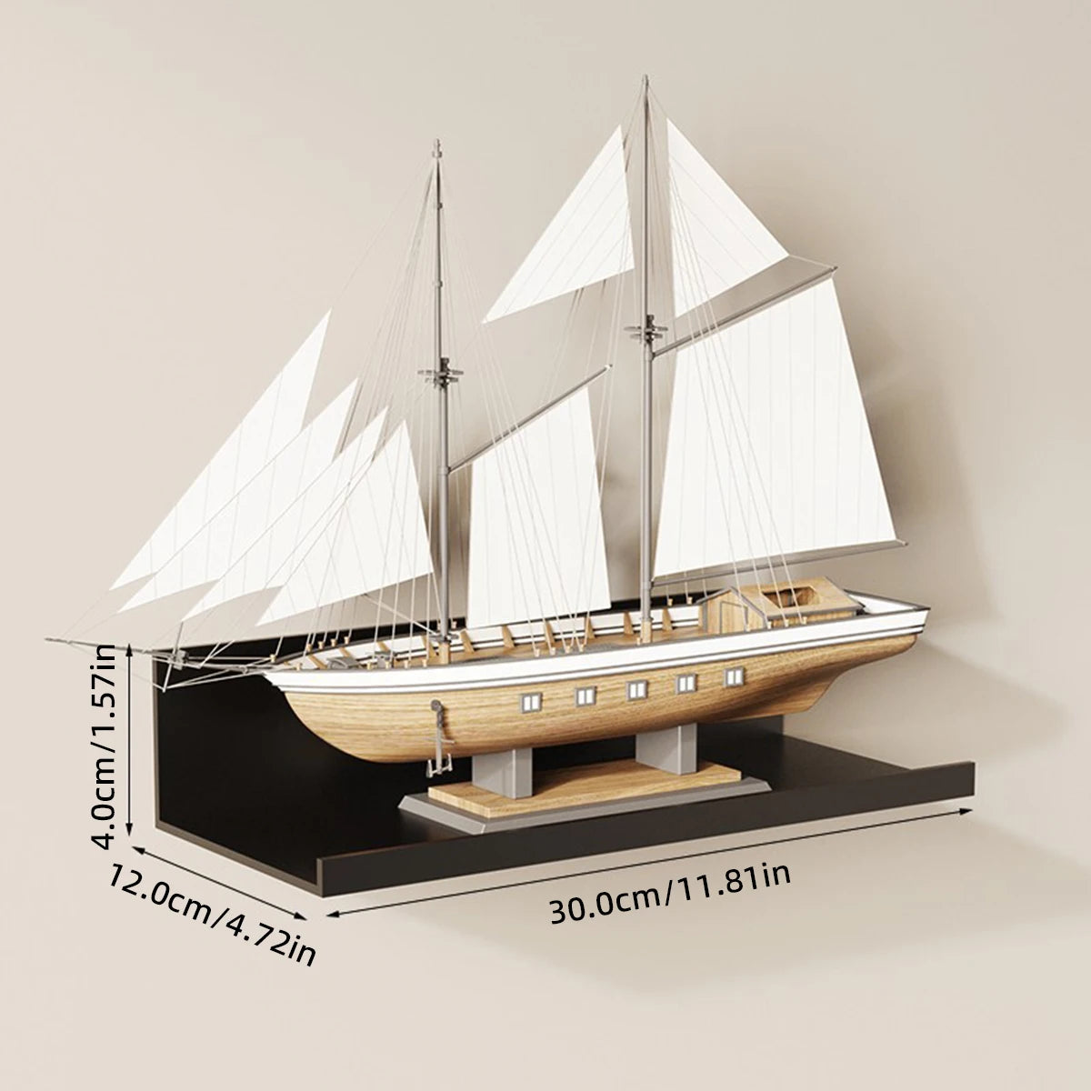 Bathroom Shelf Ledge – Display for Books, Plants & Decor