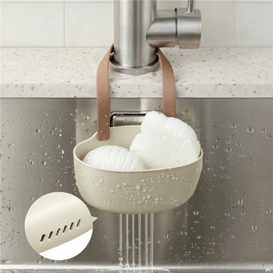 Soap & Sponge Faucet Holder – Kitchen Sink Organizer