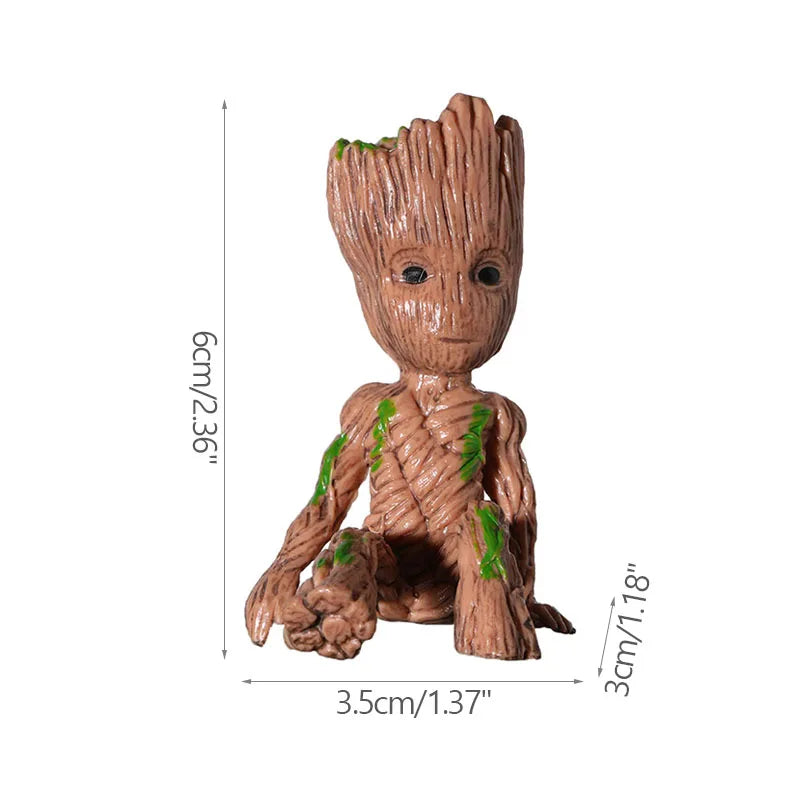 Groot Character Flower Pot – Multifunctional Decorative Holder