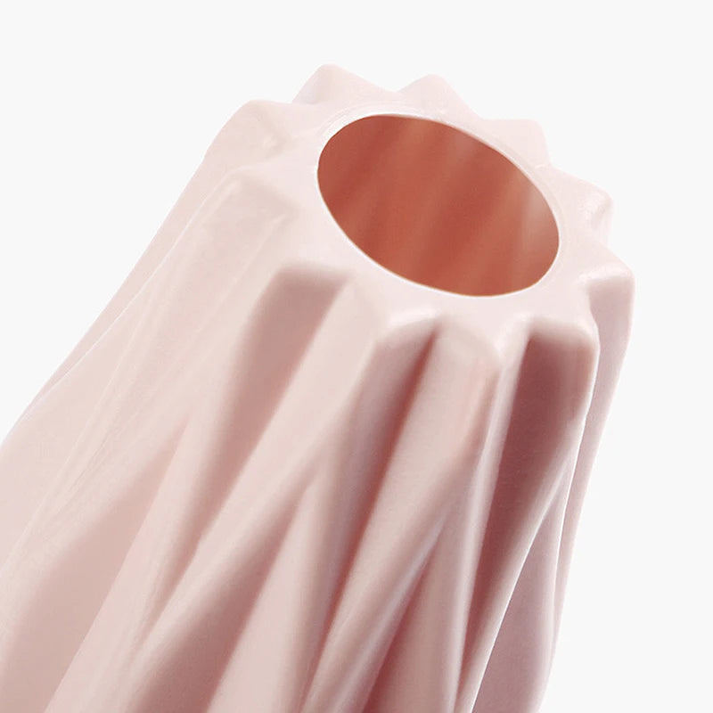 Modern Nordic Plastic Flower Vase – Stylish Home Decoration