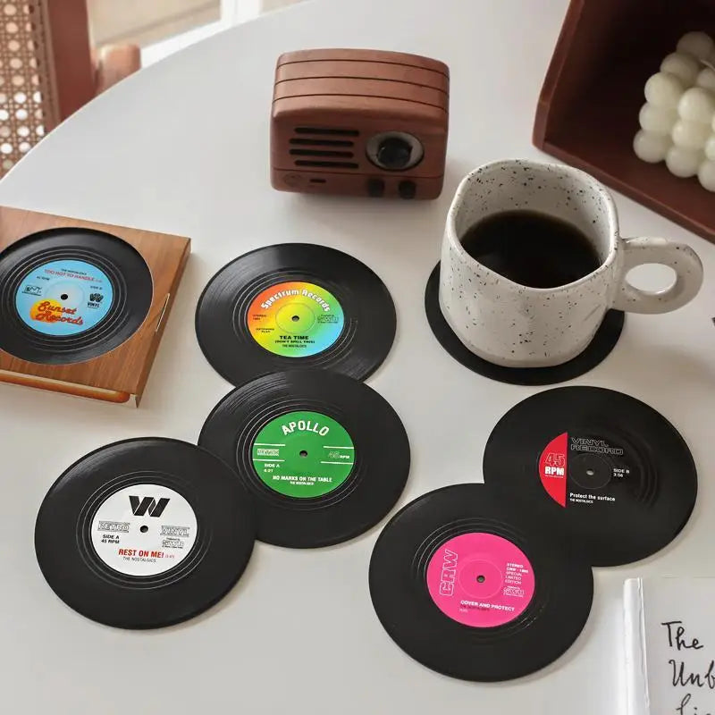 Heat-Resistant Music-Themed Drink Mat – Stylish Table Placemat
