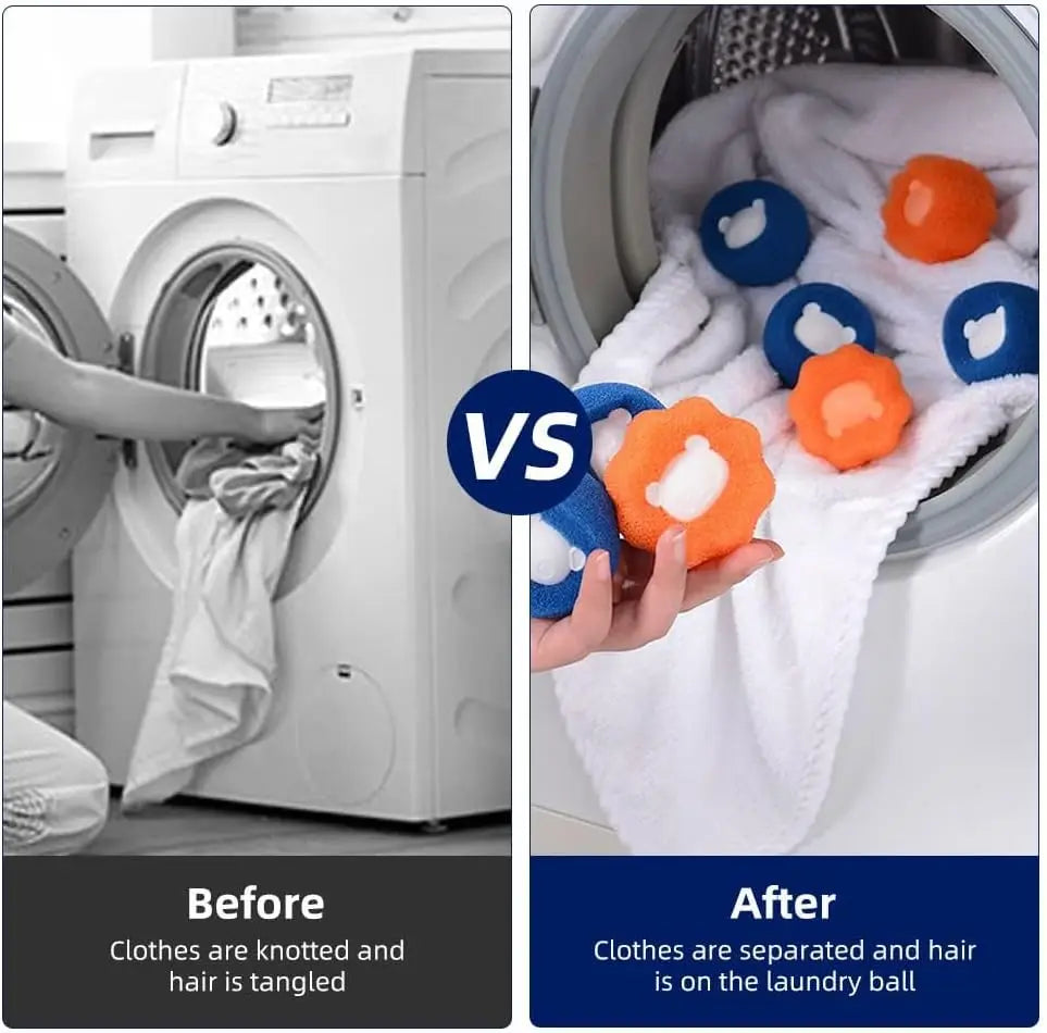 Reusable Laundry Balls – Pet Hair Remover for Washing Machines