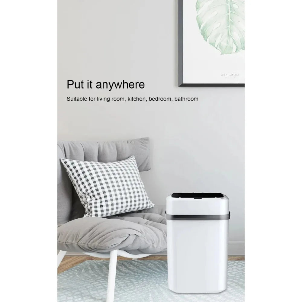 13L Multi-Purpose Household Trash Bin – Kitchen & Bathroom
