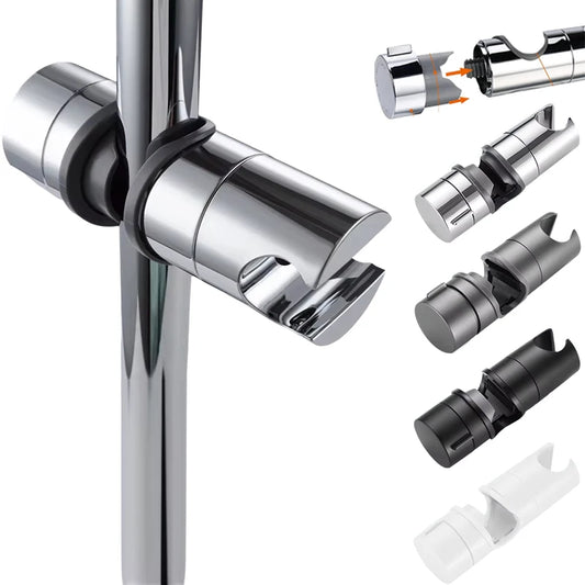 Universal Adjustable Shower Head Holder – Slide Bar Bathroom Bracket