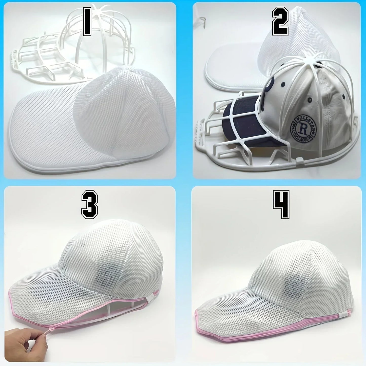 Hat Cleaning Cage for Washing Machine – Gentle & Protective