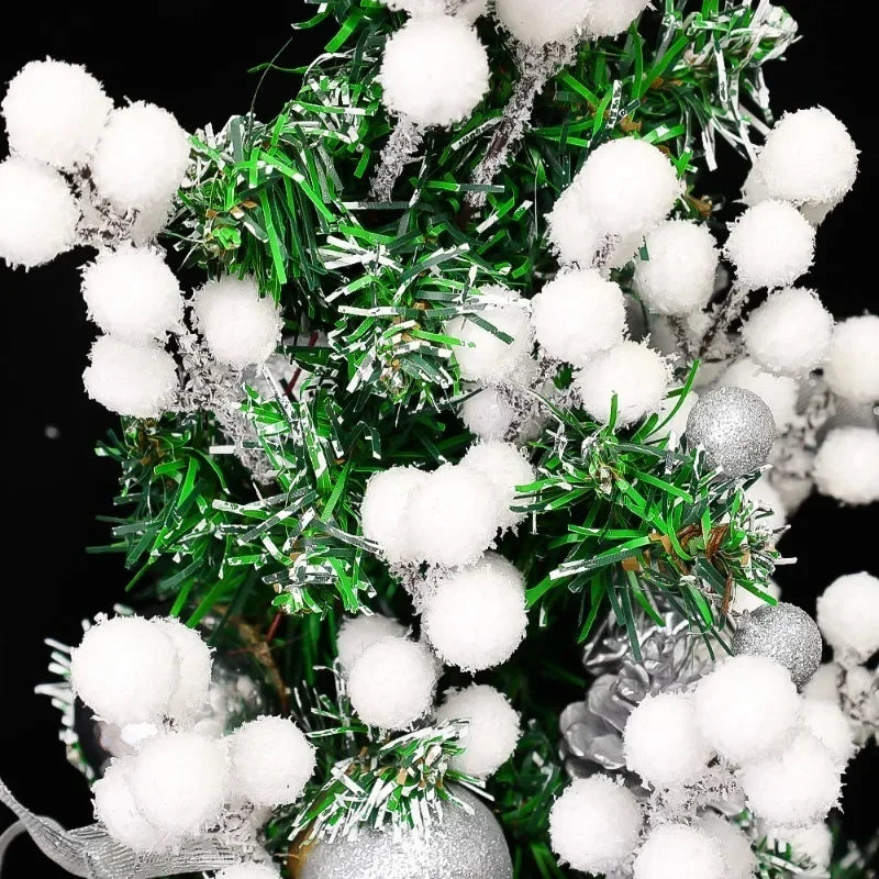 Artificial Snow-Tipped Berry Branches – Holiday & Event Decoration