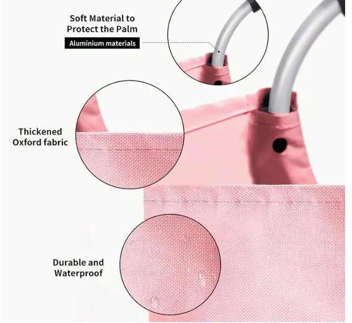 Oxford Cloth Laundry Bag – Foldable Large-Capacity Dirty Clothes Storage Basket
