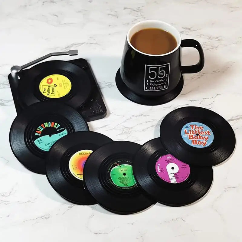 Heat-Resistant Music-Themed Drink Mat – Stylish Table Placemat