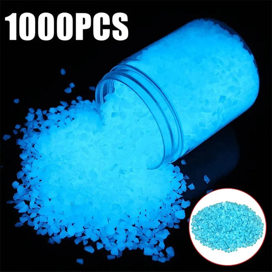 Luminous Glow-in-the-Dark Garden Pebbles – Decorative Sand Stones