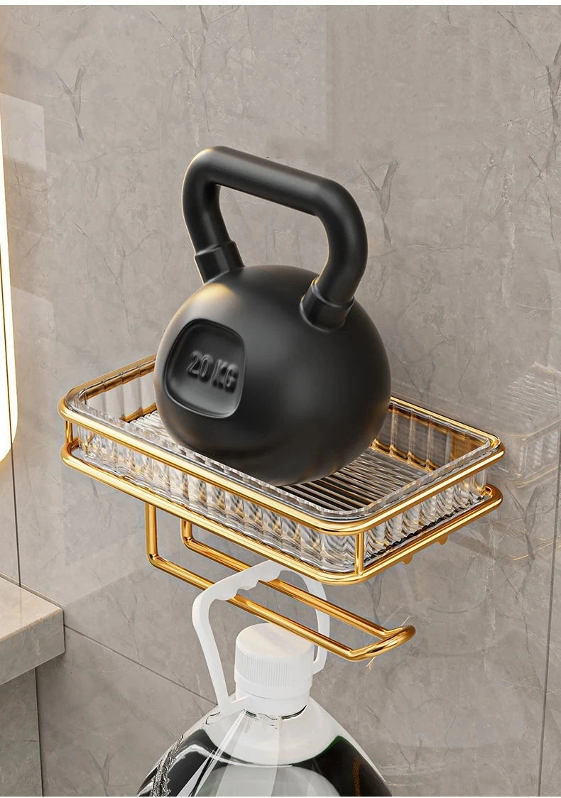 Luxury Wall-Mounted Toilet Paper Holder – Tissue Box with Phone Stand