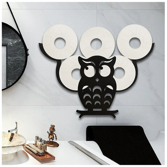 Metal Sheep-Themed Toilet Paper Holder – Stylish Bathroom Accessory