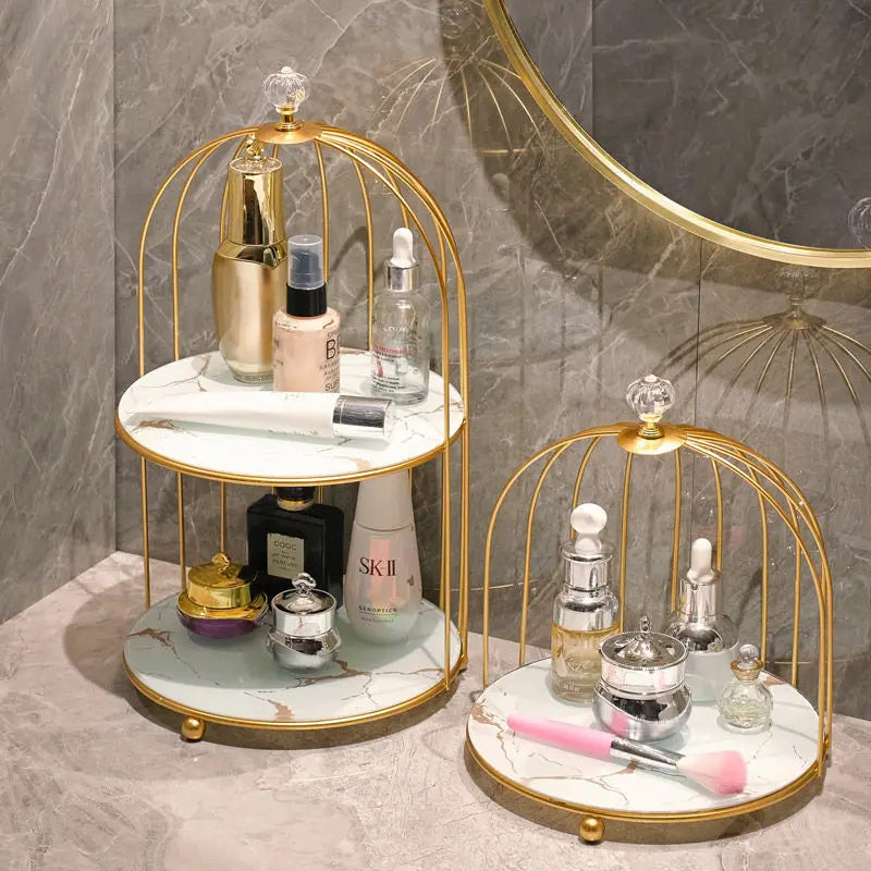 Bathroom Birdcage Storage Rack