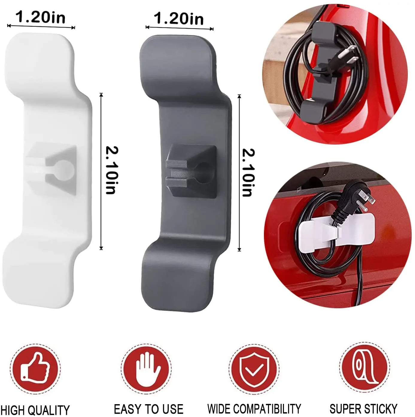 Cord Wrapper Organizer – 3/6 Pieces Cable Management Set