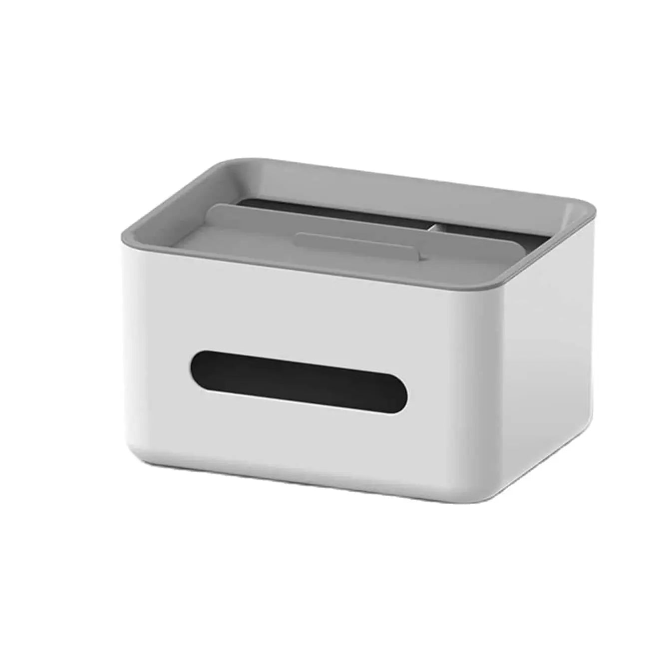 Gray Multifunctional Tissue Storage Box – Practical & Stylish