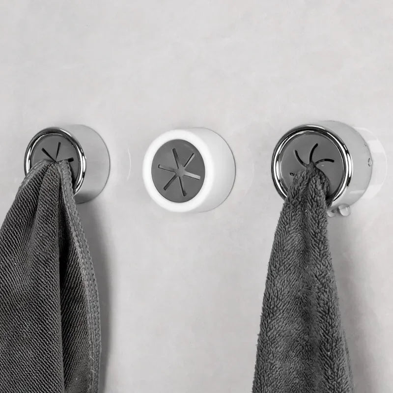 Self-Adhesive Towel Plug Holder – Waterproof Wall-Mounted Hook for Bathroom & Kitchen (1/4 PCS)